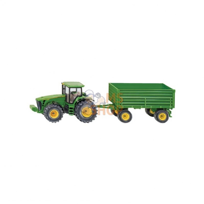 S01953; SIKU; John Deere 8430 avec remorque; pièce detachée