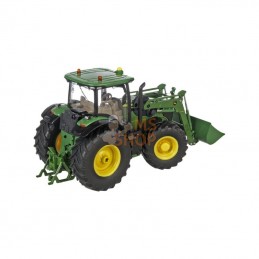 S06795; SIKU; John Deere 7310R avec chargeur frontal, télécommande Bluetooth et commande via application; pièce detachée