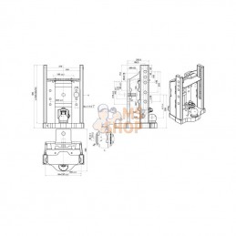 00146810A11; SCHARMÜLLER; Support de palier K80; pièce detachée