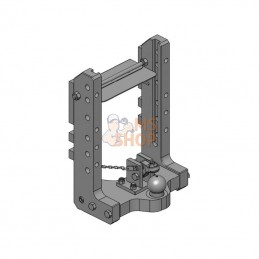 00169811A17; SCHARMÜLLER; Crochet d'échelle K80 390mm S 32; pièce detachée