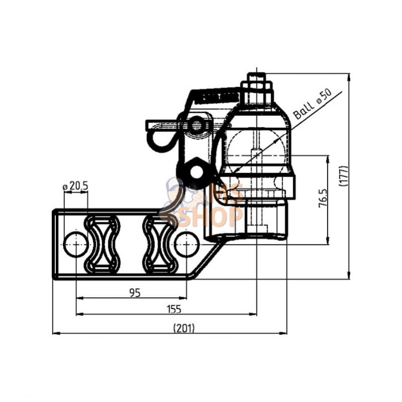 00520590; SCHARMÜLLER; Montage direction forcée K50 G; pièce detachée