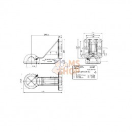 00652961A02; SCHARMÜLLER; Œillet attelage br. vert. K80; pièce detachée