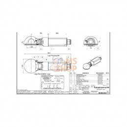 00666906A01; SCHARMÜLLER; Rotule d'attelage K80; pièce detachée