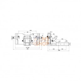 00833000A02; SCHARMÜLLER; Plaque de support; pièce detachée