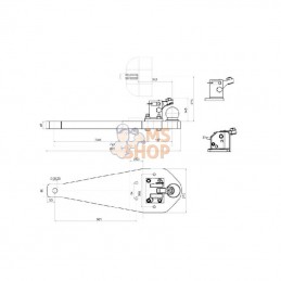 009605970A02; SCHARMÜLLER; Plaque de support K80; pièce detachée