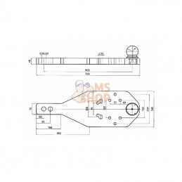 009606400A24; SCHARMÜLLER; Plaque de support K80; pièce detachée