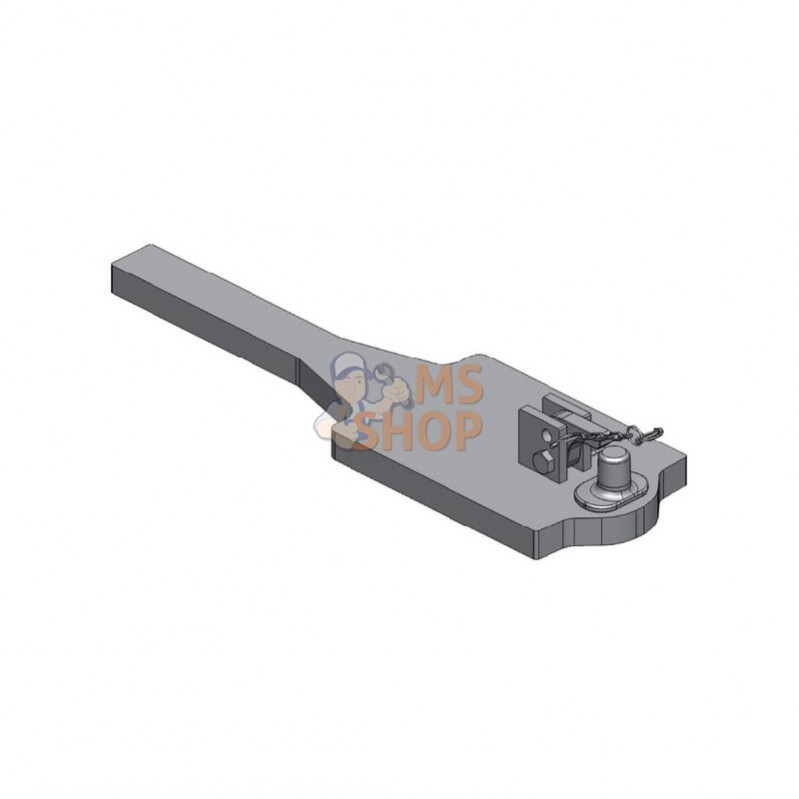 009610310A01; SCHARMÜLLER; Plaque de support Piton Fix; pièce detachée