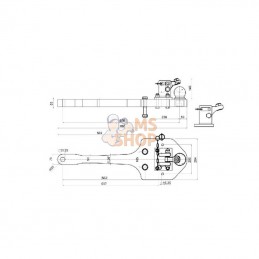 0096031210A11; SCHARMÜLLER; Plaque de support 80 mm; pièce detachée