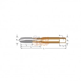 E000M10; DORMER; Taraud de machine M10 Dormer; pièce detachée