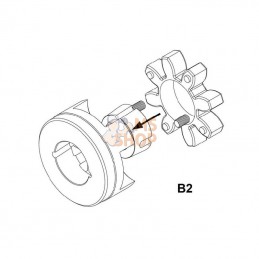 GRMB4255B1; SIT; Moyeu GG 42, TL 1610 B1; pièce detachée