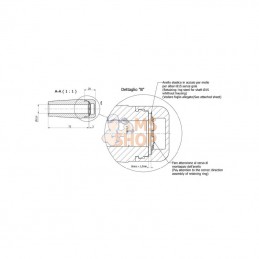 STR1312; SIMOL; Poignée 15 mm PVC; pièce detachée