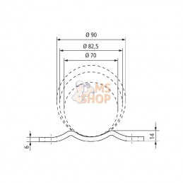 STRF1; SIMOL; Plaque de fixation; pièce detachée