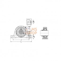 SYK30TF; SKF; Palier complet; pièce detachée