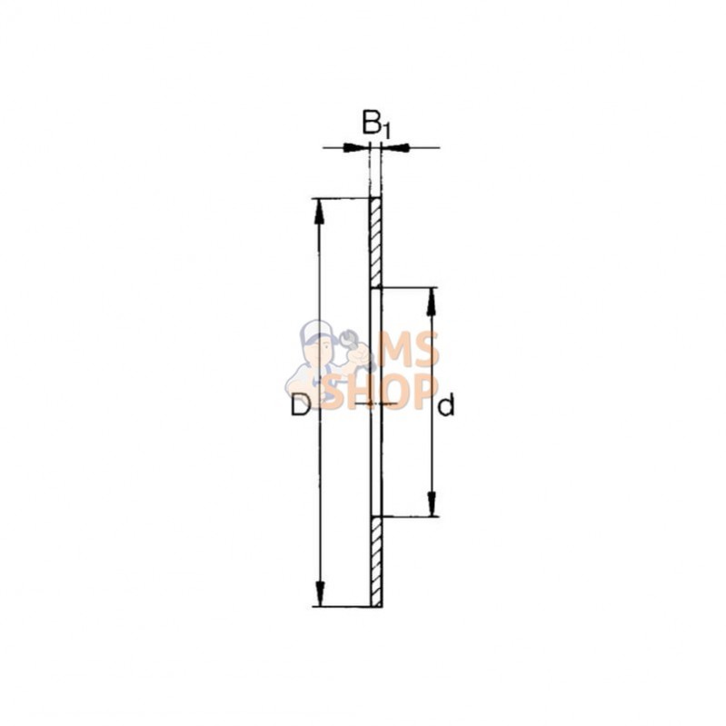 WS81112; SKF; Disque de palier; pièce detachée