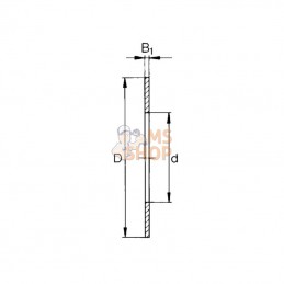 WS81206; SKF; Disque de palier; pièce detachée