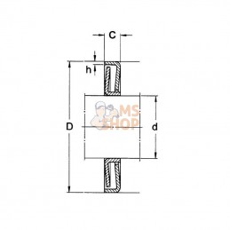 Z013SKF; SKF; Joint labyrinthe SKF; pièce detachée