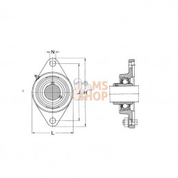 FYTB112TF; SKF; Palier complet; pièce detachée