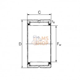 NK4030SKF; SKF; Roulement à aiguilles; pièce detachée