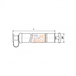 638375611; SKF; Pompe rempliss coude 90 + ext; pièce detachée