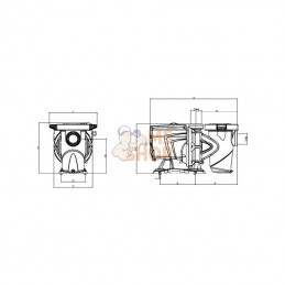 DAB60172658; DAB PUMPS; Pompe centr. E.swim 150; pièce detachée