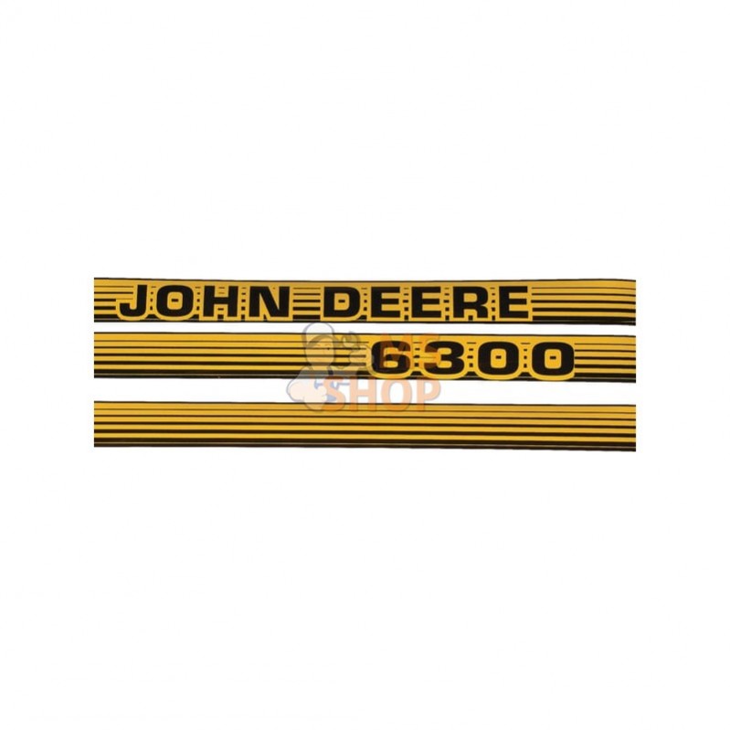 TR6300JD; GOPART; Autocollants "John Deere 6300"; pièce detachée