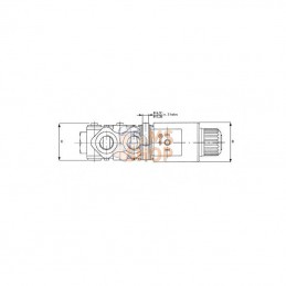 DFE0523003; WALVOIL; Distrib. 3 voies 12VCC/3D18ES; pièce detachée