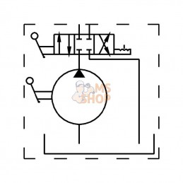 PMSD2501; OMFB; Pompe à main 25cc D.E.+réservoir 1ltr; pièce detachée