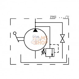 PMS2503; OMFB; Pompe à main 25cc+réservoir 3ltr; pièce detachée