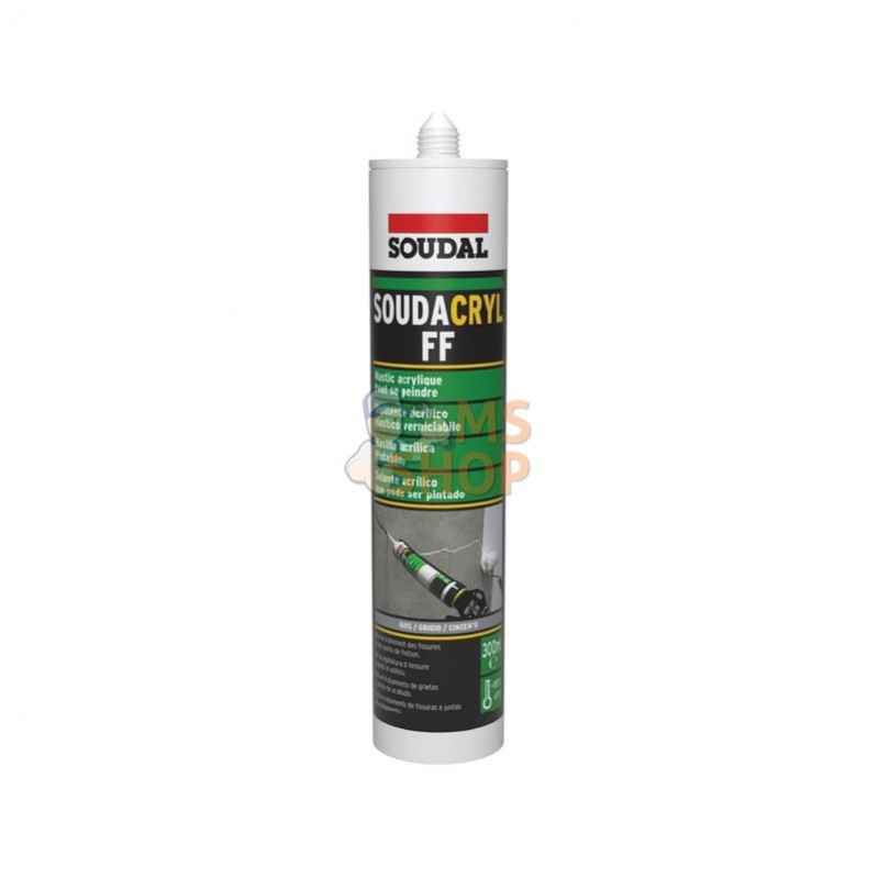 128782SOU; SOUDAL; Mastic peintre acrylique 300ml(gris); pièce detachée