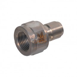 2404120KR; KRAMP; Raccord rapide mâle Ø17,8mm x F 1/2" inox; pièce detachée