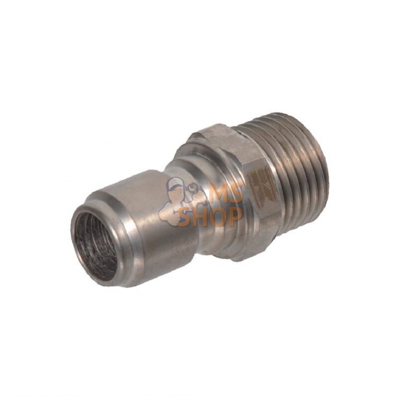 2404121KR; KRAMP; Raccord rapide mâle Ø17,8mm x M 1/2" inox; pièce detachée