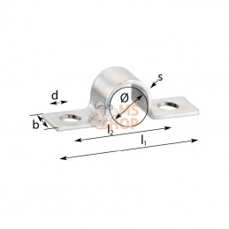 CLBN14; NORMA; Collier fixatio dbl lang 1x4mm; pièce detachée