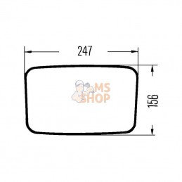 8SB004288092; HELLA; Rétroviseur; pièce detachée