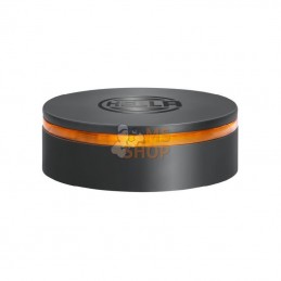 2RL455256021; HELLA; Gyrophare à LED, 13 W, rond, 12-24 V, ambre, magnétique, Ø 149 mm x 60 mm, K-LED Rebelution Hella; pièce de