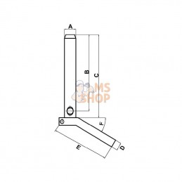 TL150683HKR; KRAMP; Axe 28x97mm Kramp; pièce detachée