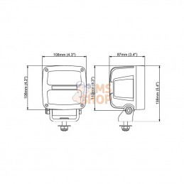 984701B; NORDIC LIGHTS; Scorpius Pro 445 projecteur DT; pièce detachée