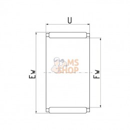 K22X30X15TN; SKF; Couronne à aiguilles; pièce detachée