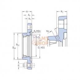 FYTJ510; SKF; Logement de palier; pièce detachée