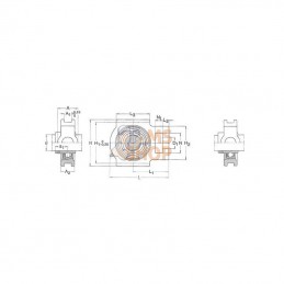 7500TU35TF; SKF; Palier TU SKF; pièce detachée