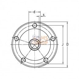 BAA0012; SKF; Moyeu SKF; pièce detachée