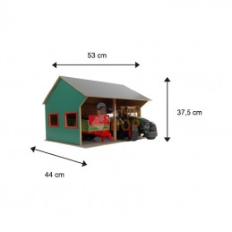 610263; KIDS GLOBE; Hangar agricole pour 2 véhicules 1:16; pièce detachée