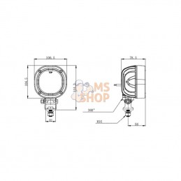 LA10557; KRAMP; Voyant LED 54 W 7200 LM; pièce detachée