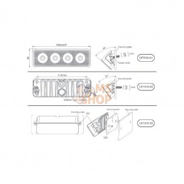 LA10526; KRAMP; Lampe de travail 24W 2800 Lumen R23; pièce detachée