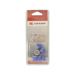 KRATR80BLUEP006; KRAMP BLISTER; Buse conique 80° bleue céramique (6x); pièce detachée