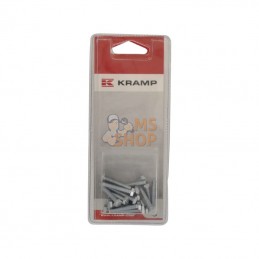 KR933425P020; KRAMP BLISTER; Vis hexagon M4x25 8.8 ZP (20x); pièce detachée