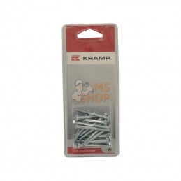 KR931440P020; KRAMP BLISTER; Vis hexagon M4x40 8.8 ZP (20x); pièce detachée