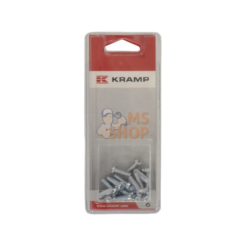 KR84516P020; KRAMP BLISTER; Vis métal M5x16 (20x); pièce detachée