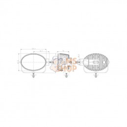 LA10525; KRAMP; Lampe de travail 60W 5100 Lumen FLOOD; pièce detachée