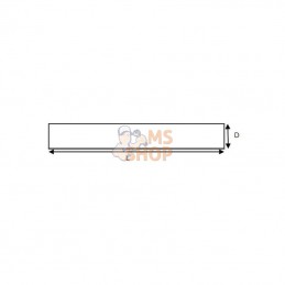 SM8542CRMO408H; KRAMP; Shaft steel 42CrMo4 hardened; pièce detachée