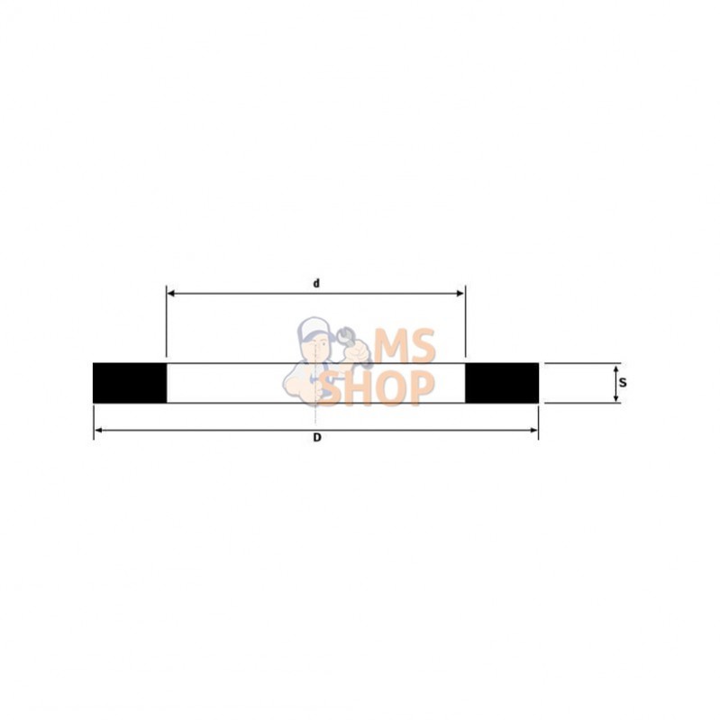 A400040030000; LECHLER; Joint torique pour Tube CLA; pièce detachée